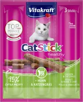 Vitakraft Cat-Stick mini kip & kattengras 18g