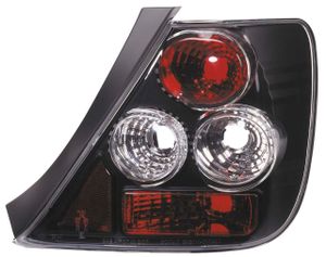 Set Achterlichten passend voor Honda Civic HB 3-deurs 2001-2005 - JDM Zwart DLHOR18J