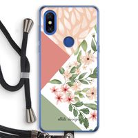 Sweet heaven geometrics: Xiaomi Mi Mix 3 Transparant Hoesje met koord