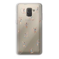Dancing #3: Samsung Galaxy A8 (2018) Transparant Hoesje