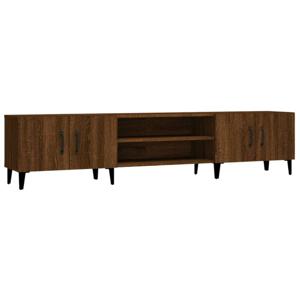 The Living Store Tv-kast - trendy - Meubilair - 180x31.5x40 cm - Bruineiken