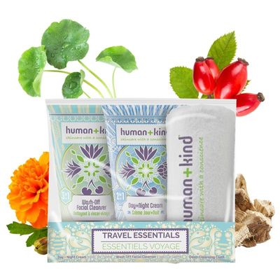 Human+Kind Gezichtsverzorging reisverpakking vegan (1 Set)