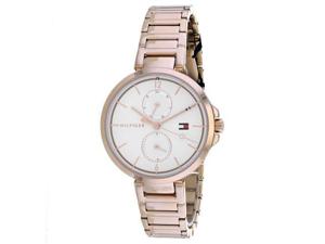 Tommy Hilfiger Rosegoudkleurig roestvrijstalen armbandhorloge voor dames, 36 mm
