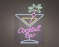 Led neon usb-c cocktail bar 30 x 42 cm multicolor