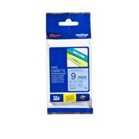 Labeltape Brother P-touch TZe-521 standaard 9mm zwart op blauw