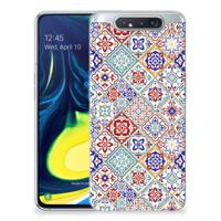 Samsung Galaxy A80 | TPU | Siliconen hoesje | Tiles Color