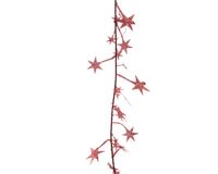 Guirlande lametta d16h270 cm rood - Everlands