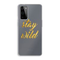 Stay wild: OnePlus 9 Pro Transparant Hoesje