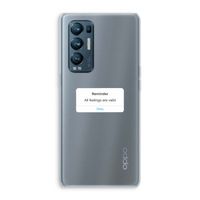 Reminder: Oppo Find X3 Neo Transparant Hoesje