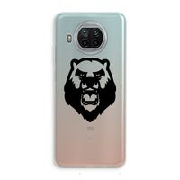 Angry Bear (black): Xiaomi Mi 10T Lite 5G Transparant Hoesje