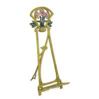 A CAST IRON ART NOUVEAU EASEL