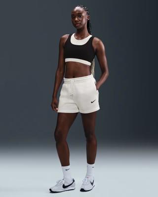 Nike Sportswear Phoenix Fleece Broekje Dames Gebroken Wit - Maat XS - Kleur: Gebroken Wit | Soccerfanshop Nike Sportswear Phoenix Fleece Broekje Dames Gebroken Wit - Maat XS - Kleur: Gebroken Wit | Soccerfanshop