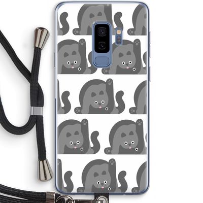 Cats: Samsung Galaxy S9 Plus Transparant Hoesje met koord