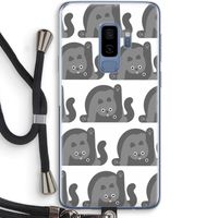 Cats: Samsung Galaxy S9 Plus Transparant Hoesje met koord