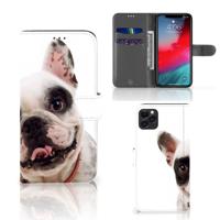 Apple iPhone 11 Pro Max | Telefoonhoesje | Met pasjeshouder | Franse Bulldog