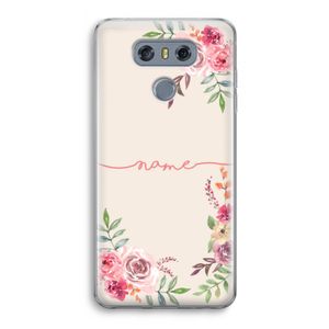 Rozen: LG G6 Transparant Hoesje