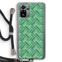 Moroccan tiles 2: Xiaomi Redmi Note 10S Transparant Hoesje met koord