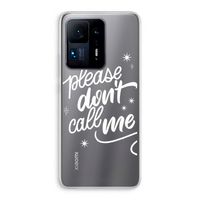 Don't call: Xiaomi Mi Mix 4 Transparant Hoesje