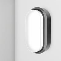HOFTRONIC™ C-Series - LED Plafondlamp zwart ovaal - Wandlamp - Scheepslamp - IP54 - 18W - 1830lm - 6500K Daglicht wit - voor binnen en buiten