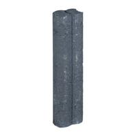 25 stuks! Duo palissaden zwart 6x8.3x40 cm - Gardenlux