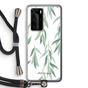 Branch up your life: Huawei P40 Pro Transparant Hoesje met koord
