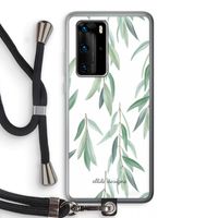 Branch up your life: Huawei P40 Pro Transparant Hoesje met koord
