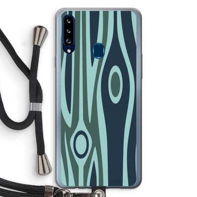 Bast B: Samsung Galaxy A20s Transparant Hoesje met koord