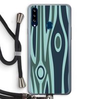 Bast B: Samsung Galaxy A20s Transparant Hoesje met koord