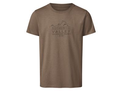 esmara Men Heren T-shirt (Bruin, XL)
