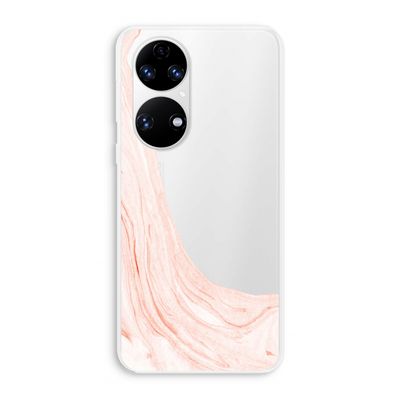 Peach bath: Huawei P50 Transparant Hoesje