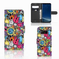 Samsung Galaxy S8 | Wallet Case | met Pasjes | Punk Rock