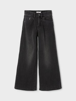 Name it winter jeans broek meisjes - zwart - baggy fit - NkfBella