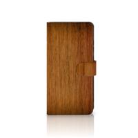 Samsung Galaxy S25 Ultra | Book Style Case | Donker Hout