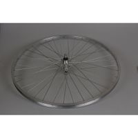 Achterwiel 28" velg vaste as alu eco freewh. zilv.