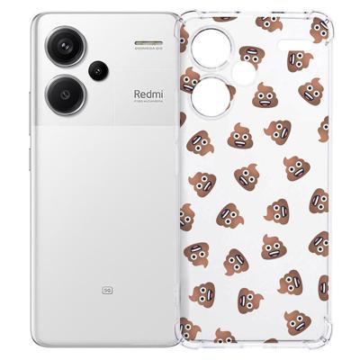 Xiaomi Redmi 13 Pro Plus Hoesje - Poep Emojis TPU Antishock Xiaomi Redmi 13 Pro Plus Hoesje - Poep Emojis TPU Antishock