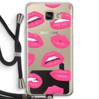 Bite my lip: Samsung Galaxy A5 (2016) Transparant Hoesje met koord