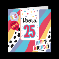 XL Greeting Cards 25 jaar