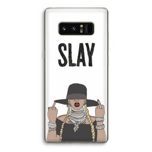 Slay All Day: Samsung Galaxy Note 8 Transparant Hoesje