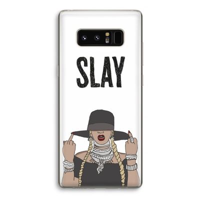 Slay All Day: Samsung Galaxy Note 8 Transparant Hoesje