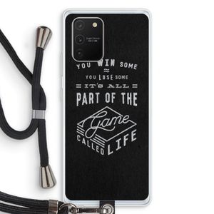 Life: Samsung Galaxy S10 Lite Transparant Hoesje met koord