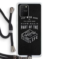 Life: Samsung Galaxy S10 Lite Transparant Hoesje met koord
