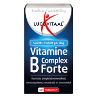 Lucovitaal Voedingssupplementen Vitamine B Forte Complex Tabletten Energie 60Tabletten
