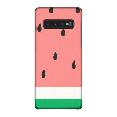Watermeloen: Samsung Galaxy S10 4G Volledig Geprint Hoesje
