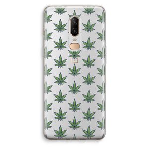 Weed: OnePlus 6 Transparant Hoesje