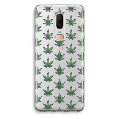 Weed: OnePlus 6 Transparant Hoesje