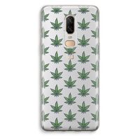 Weed: OnePlus 6 Transparant Hoesje