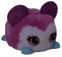 Johntoy DIY dier Fuzzy Fun junior 8 x 11 cm pluche paars/wit - thumbnail