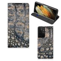 Samsung Galaxy S21 Ultra | Hoesje maken | Krokodillenprint