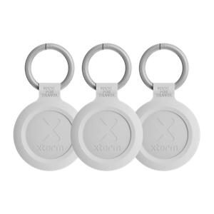 Xtorm Water-resistant TravelTag 3-Pack - Ash White