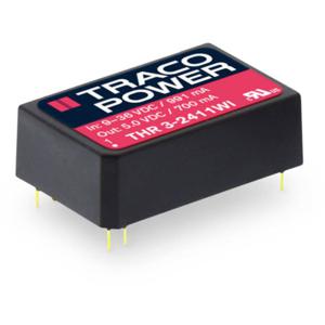 TracoPower THR 3-2423WI DC/DC-converter, print 24 V/DC 3 V/DC 100 mA 3 W Aantal uitgangen: 2 x Inhoud 1 stuk(s)